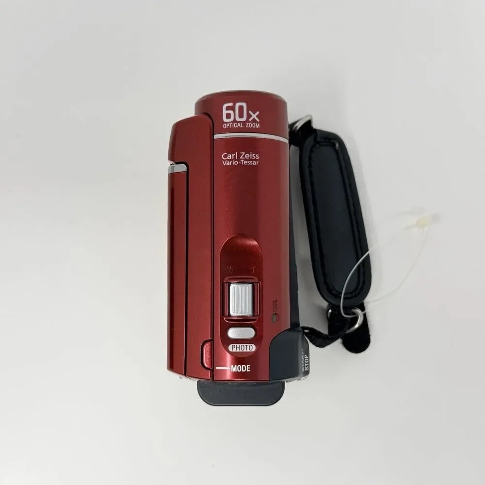 Sony DCR-SX40 Handycam 4GB Digital Camcorder Red Tested Box Battery Charger